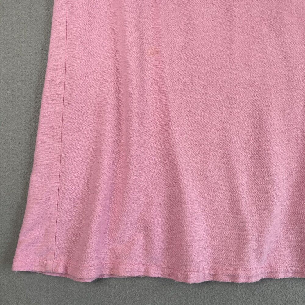 Subtle Tones Pink Cotton‎ Terry V Neck Sleeveless Kangaroo Pocket Midi Dress M - Picture 16 of 16